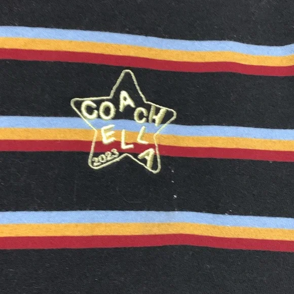 Coachella Empire Striped Tee Shirt - Picture 3 of 4